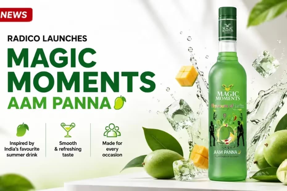 Radico Khaitan Adds Aam Panna to Magic Moments Flavours of India Range