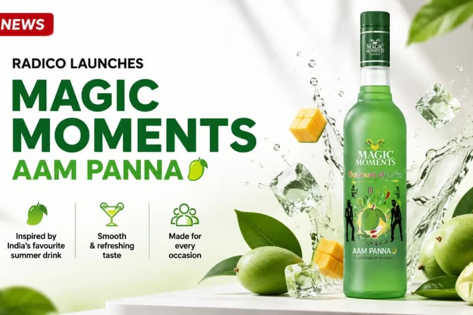 Radico Khaitan Adds Aam Panna to Magic Moments Flavours of India Range image