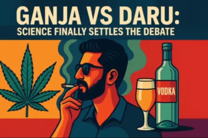 Ganja Vs daru Ganja Vs daru