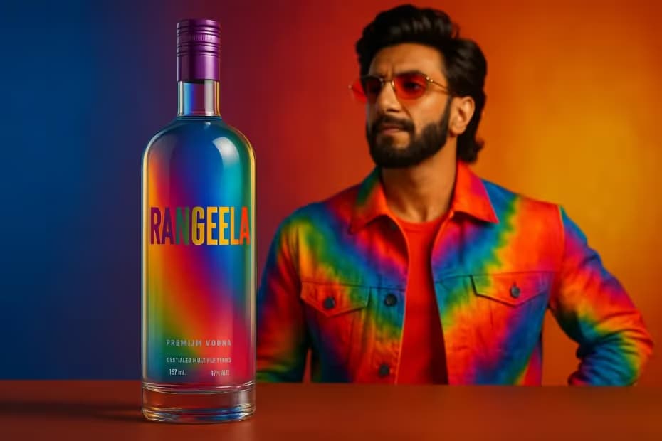 Ranveer Singh Launches RANGEELA Vodka, Joins India’s Celebrity Spirits Wave Ranveer Singh Launches RANGEELA Vodka, Joins India’s Celebrity Spirits Wave image